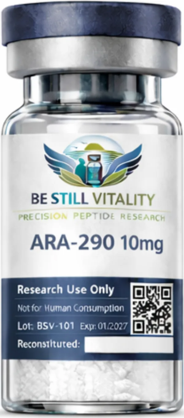 ARA-290 10 mg lyophilized research peptide vial