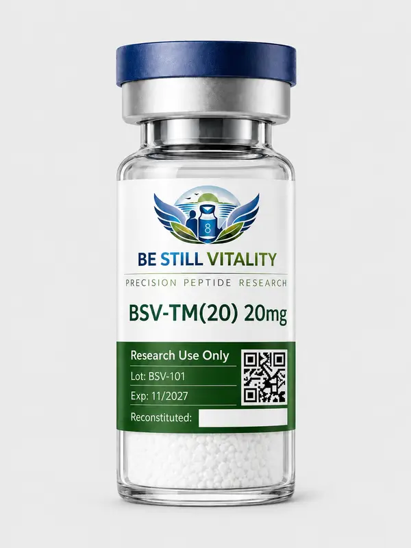 BSV-TM(20) 20 mg lyophilized research peptide vial