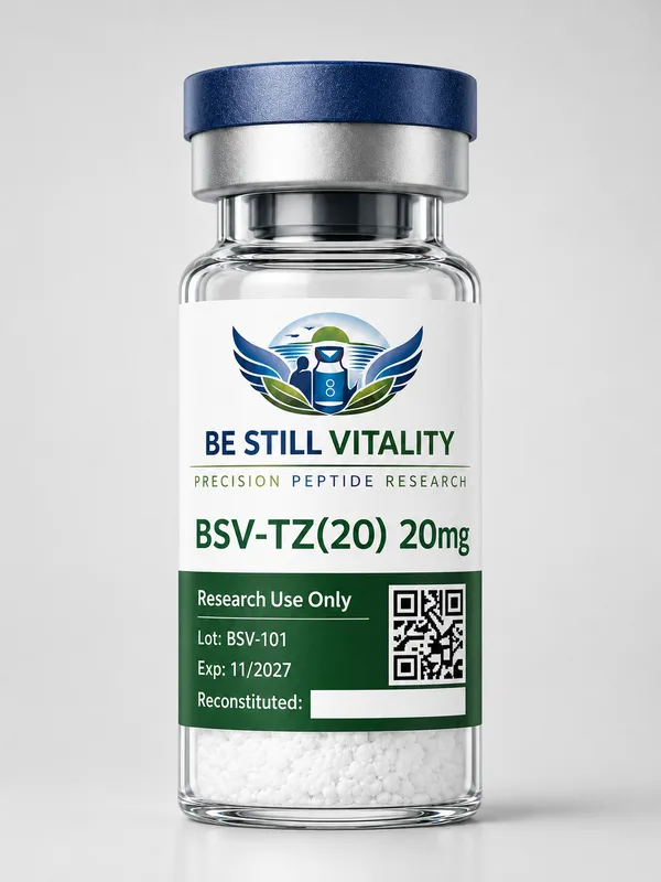 BSV-TZ(20) 20 mg lyophilized research peptide vial