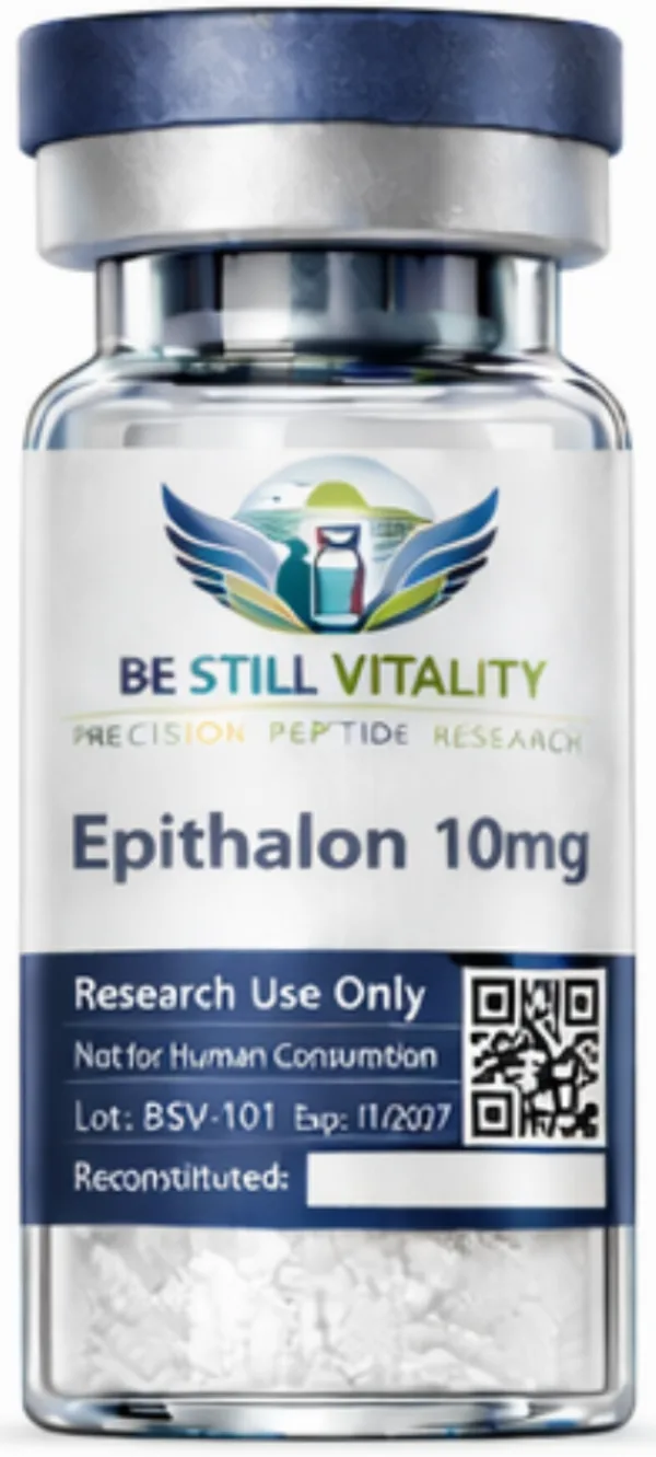 Epithalon 10 mg lyophilized research peptide vial