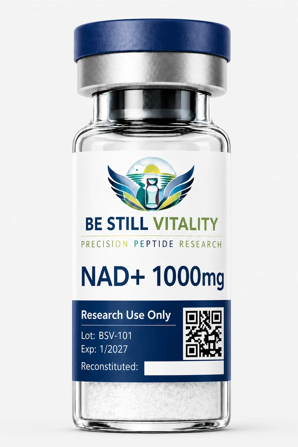 NAD+ 1000 mg lyophilized research peptide vial