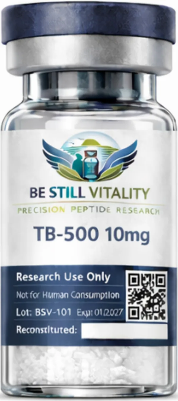 TB-500 10 mg lyophilized research peptide vial